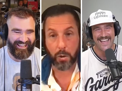 Travis Kelce, Jason Kelce, Adam Sandler