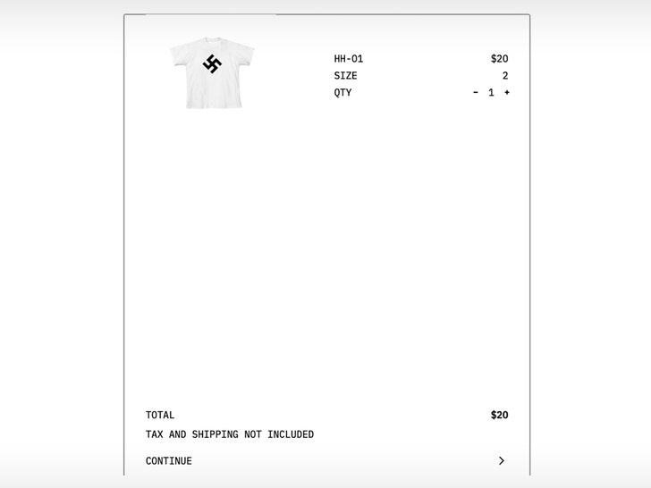 Kanye Swastika Shirt 2