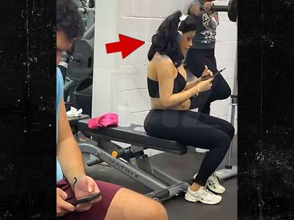 Cardi B at Gym