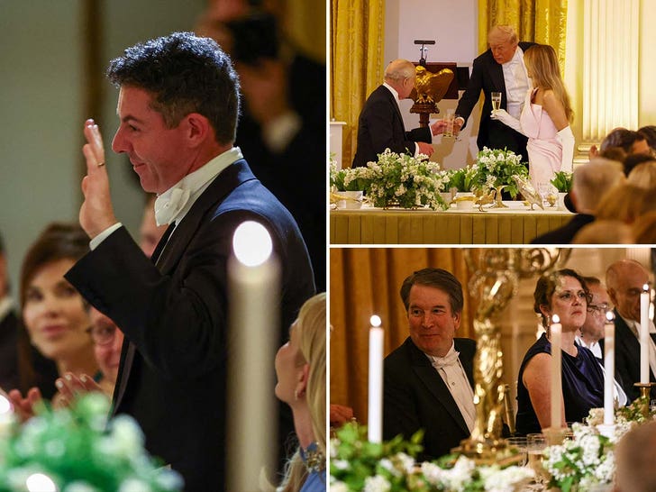 Rory McIlroy, King Charles and Donald Trump and Melania Trump, Brett Kavanaugh