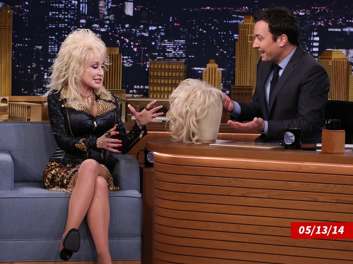 dolly parton on jimmy kimmel live getty