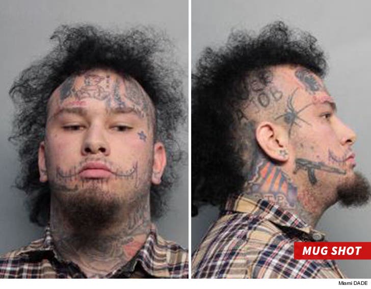 Stitches Arrested on Gun Drug Charges in Miami MUG SHOT :: 0126-stitches-mug-shot-miami-dade-7