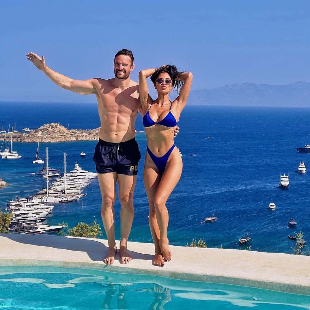 Thom Evans and Nicole Scherzinger