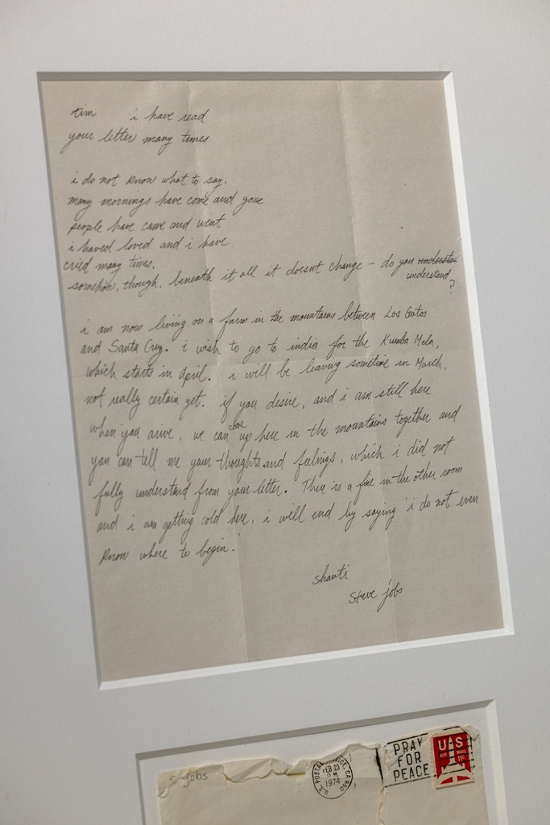 Irsay Alternate 34 Steve Jobs Letter Christies March 2026