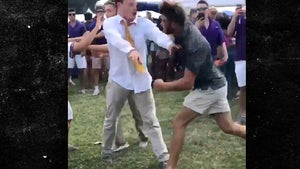 LSU Tailgate Fight: Cops Investigating Casted Ass-Kicker