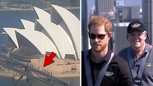 Prince Harry & Australian Prime Minister Scale Sydney Harbour Bridge