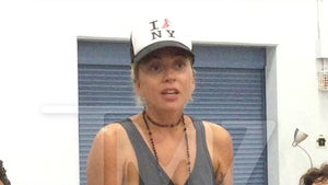 Lady Gaga Volunteers at Red Cross Shelter, 'Let's Keep the Faith'