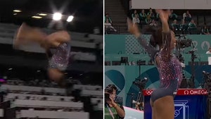 Simone Biles Nails Most Difficult Vault During Olympic Practice
