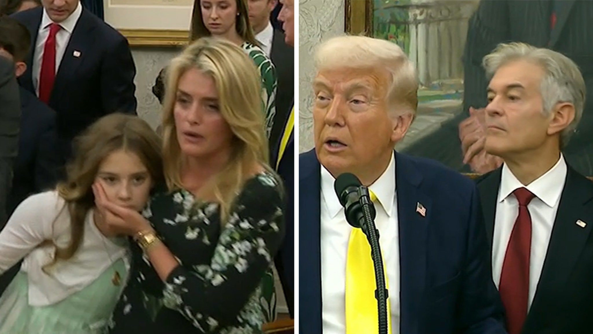 Dr. Oz's Granddaughter Faints In Oval Office