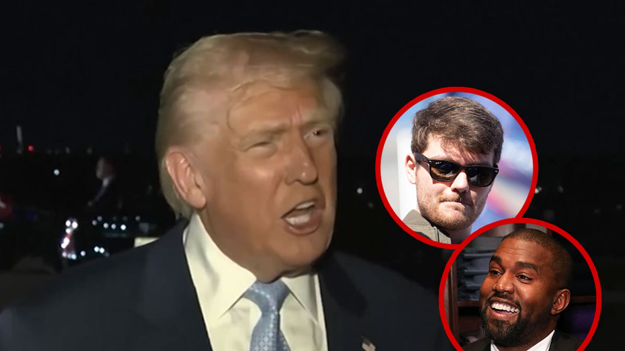 Trump noemt Kanye ‘iemand’ terwijl hij het beruchte Nick Fuentes-diner bespreekt