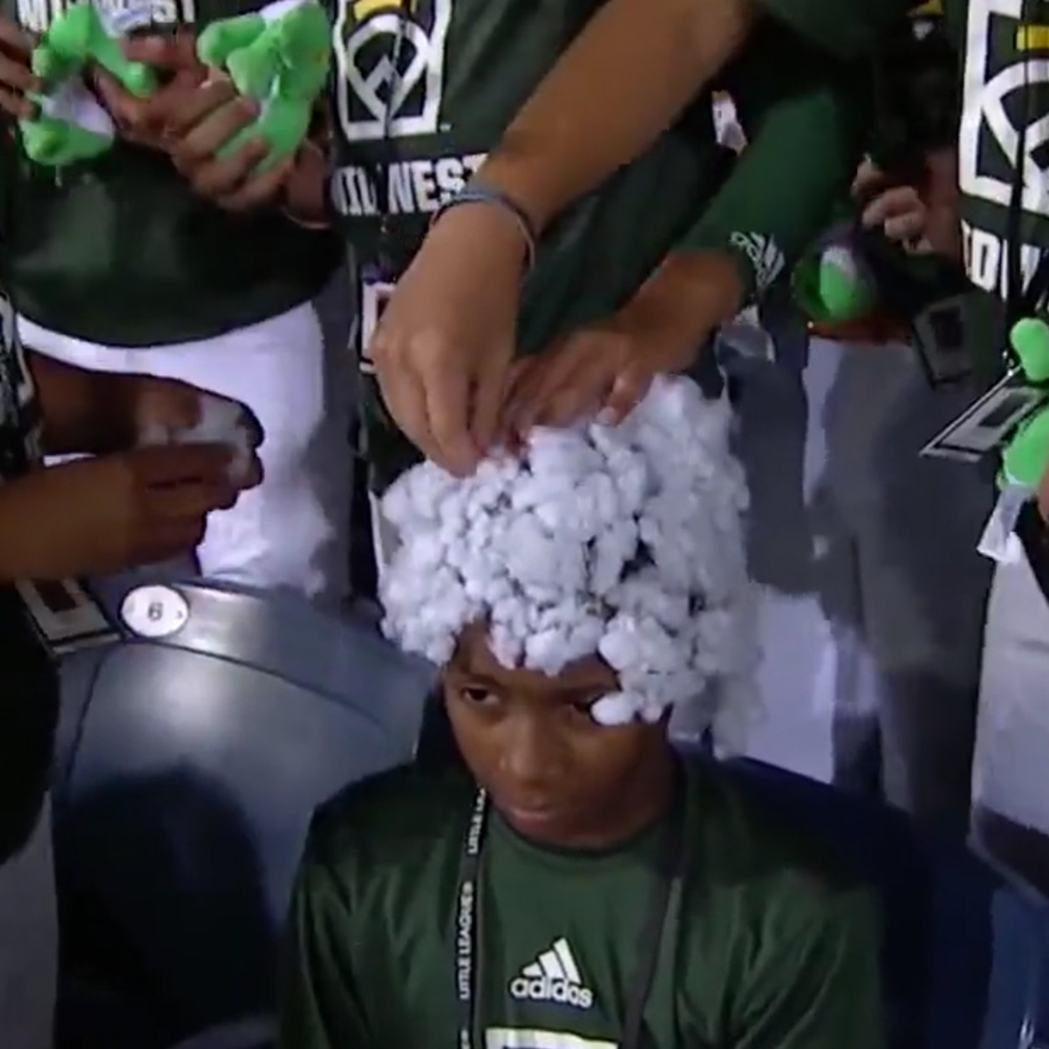 Little League World Series officials say there was 'no ill-intent' after  team stuck 'cotton' on Black player's head