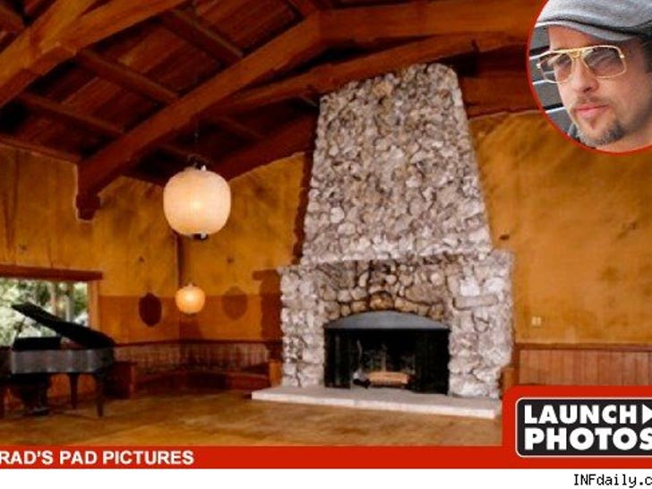 Brad Pitt real estate photos click to view