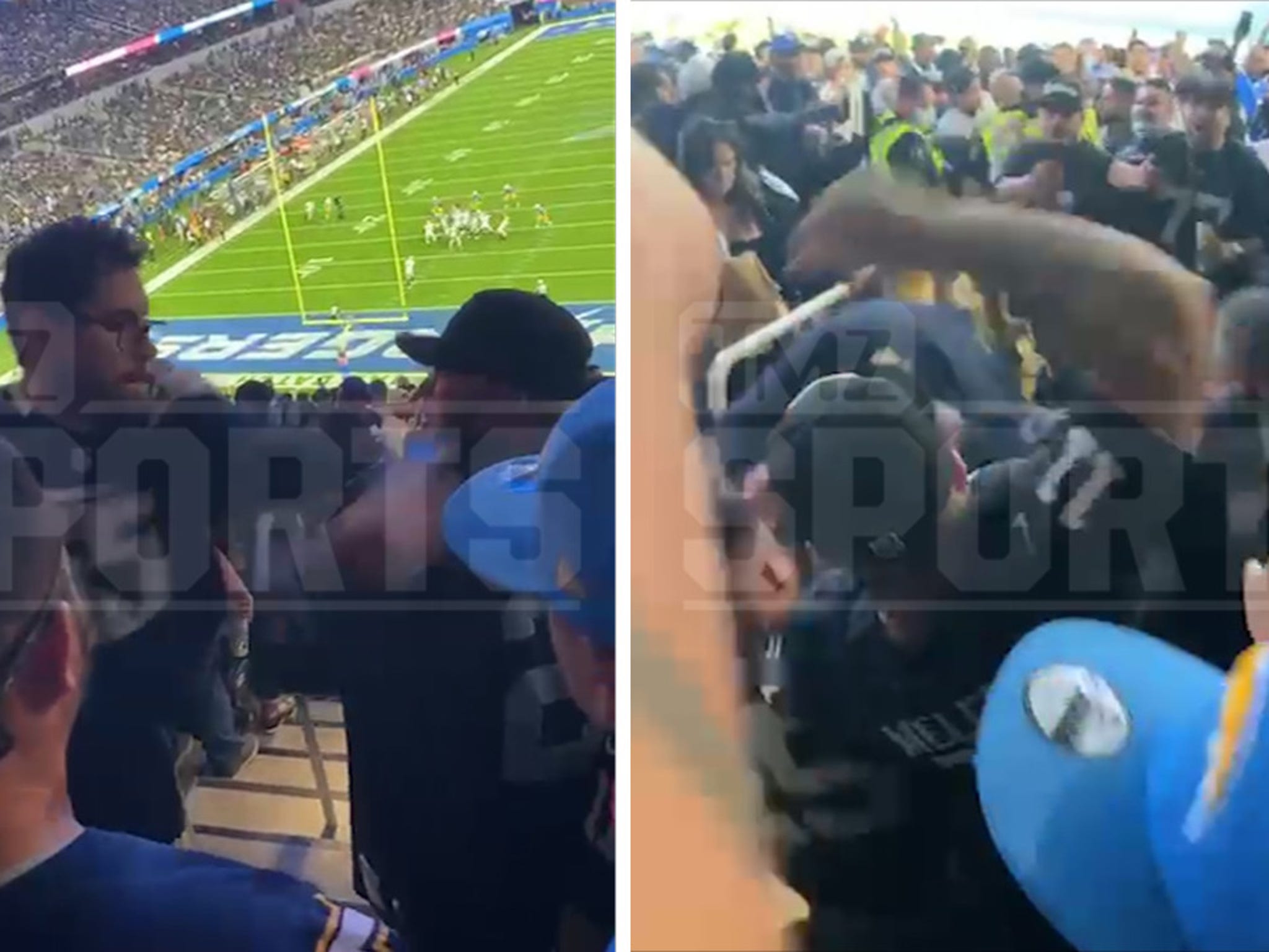 Raiders Fan Socked In Face In Violent Fistfight At Chargers Game