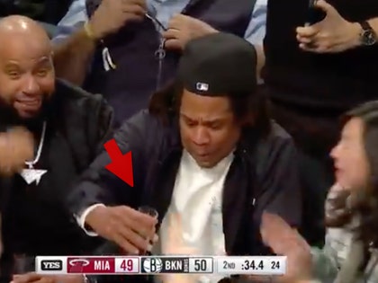 drink spilled on jay-z