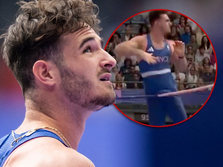 Pole Vaulter’s Bulge Catches on Crossbar, Knocks Him Out of Olympics