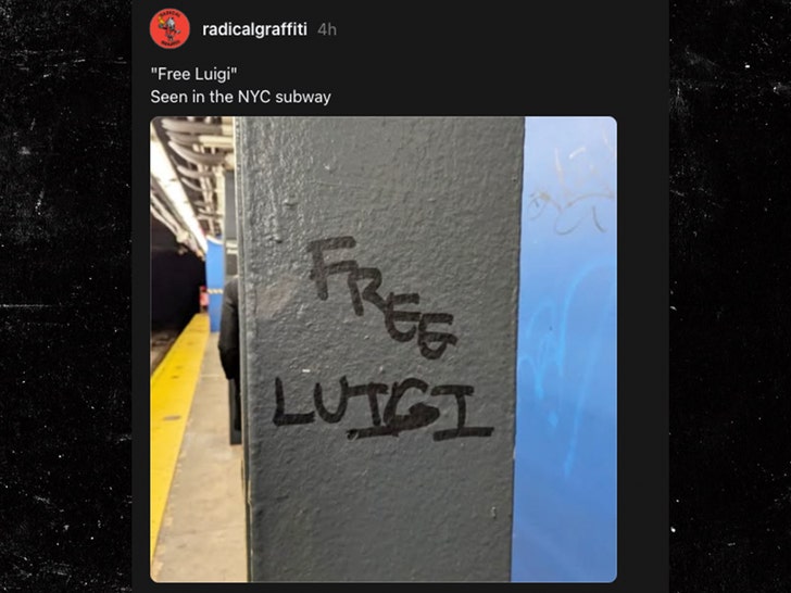 luigi tag grátis no metrô de Nova York