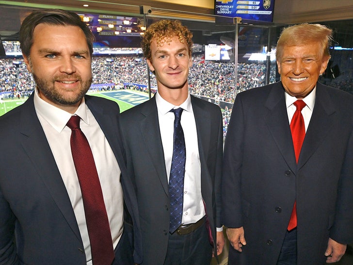 donald trump daniel penny jd vance army navy football game