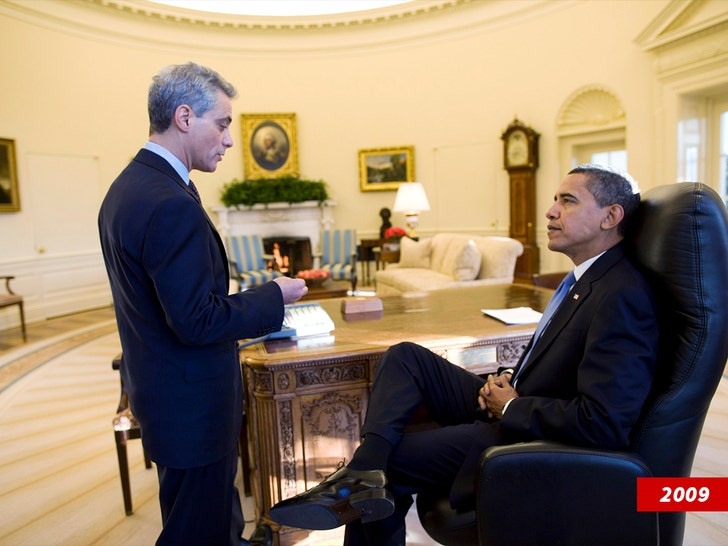 Barack Obama e Rahm Emmanuel Getty 2