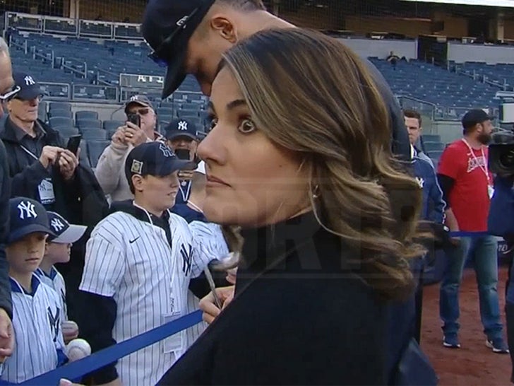 Moment fired ESPN reporter calls journalist a 'f***ing c***' in front of  child fans and Aaron Judge