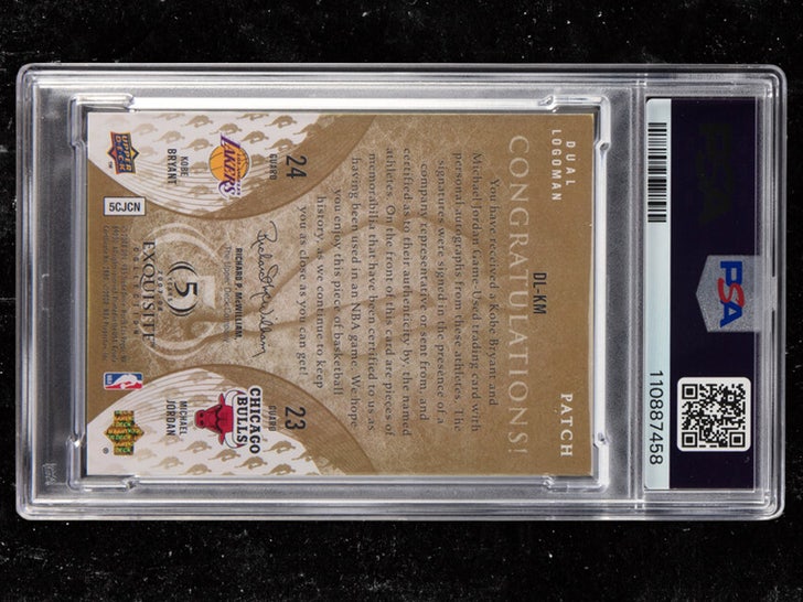 Kobe Bryant, Michael Jordan Basketball Card Expected to Sell