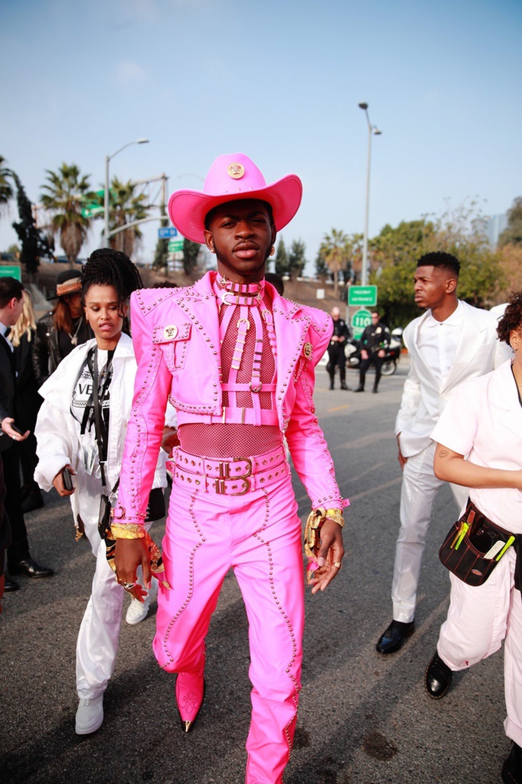 Lil Nas X Bright Pink Versace 2020