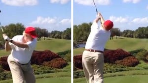 Donald Trump's Golf Swing Finally Captured On Video, And It's Something!