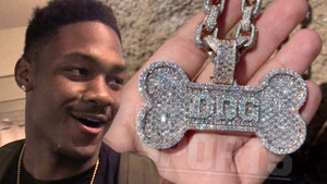 NFL's Stefon Diggs Gets 'Dog' Chain With Over 50 Carats Of Diamonds