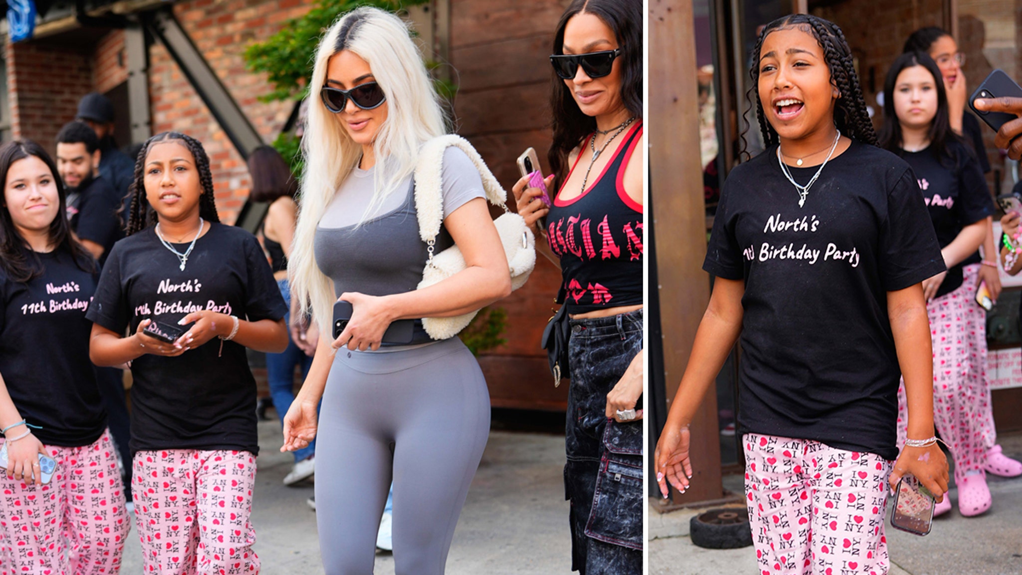 Kim Kardashian et North West fêtent leur 11e anniversaire à New York