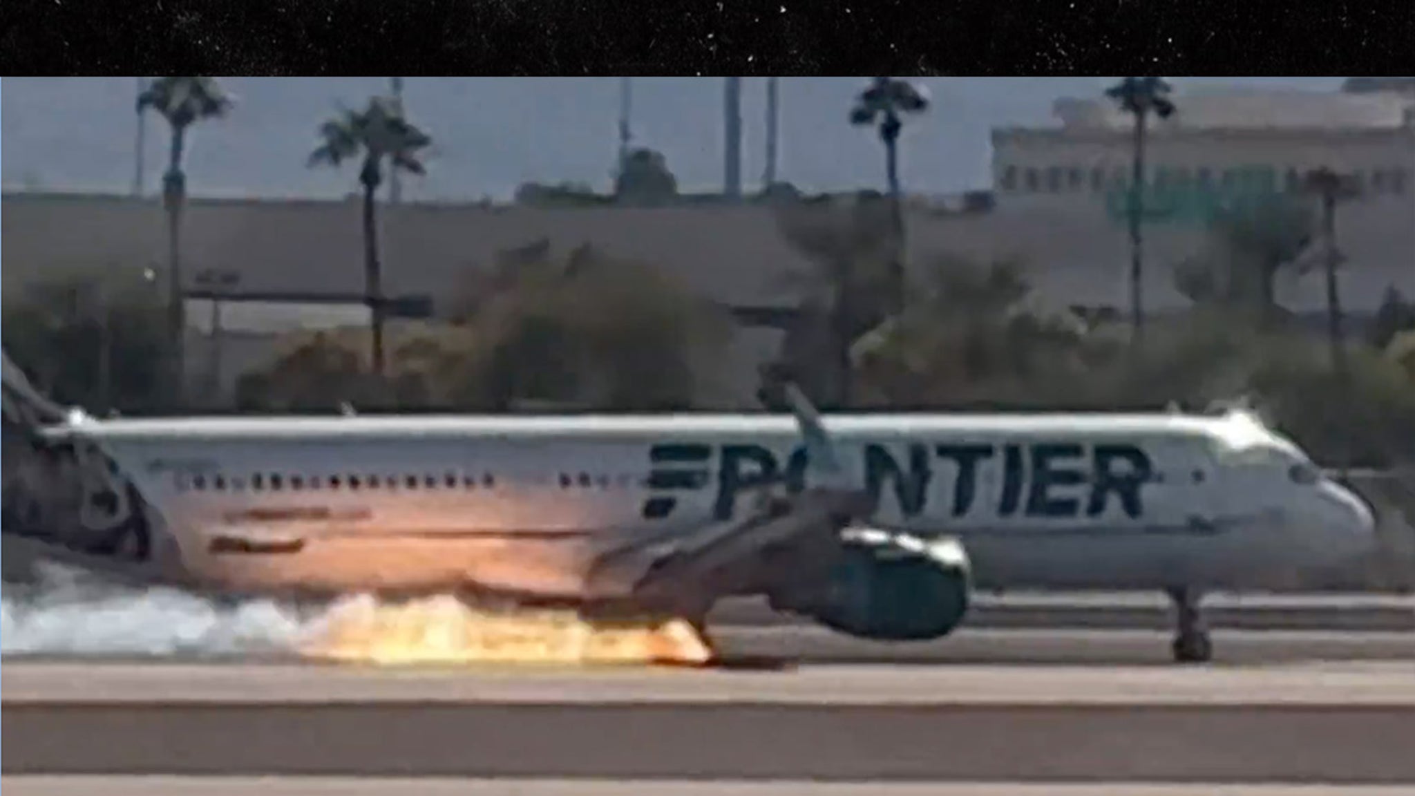 Frontier Airlines Flight Engulfed in Flames at Las Vegas Airport thumbnail