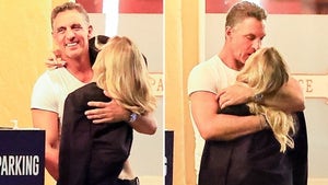 Mauricio Umansky Kissing And Grabbing A Mystery Woman In Los Angeles After Dinner