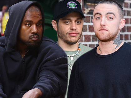 Pete Davidson's Bed Photo to Kanye Resurfaces Mac Miller Rumor