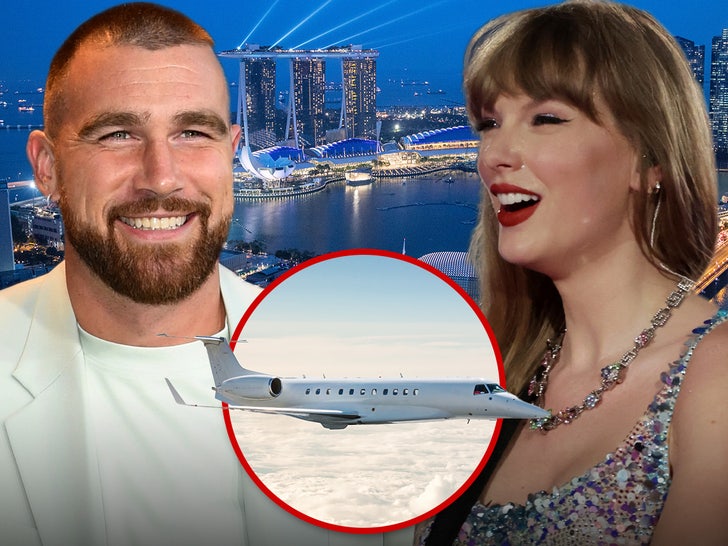Travis Kelce se dirige a Singapur para ver a Taylor Swift