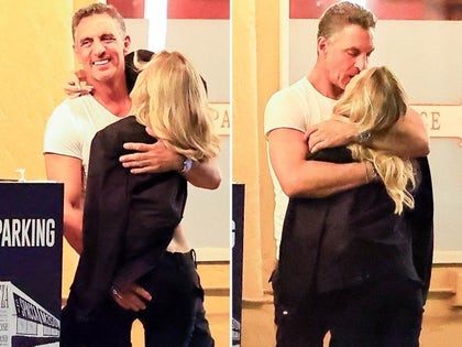Mauricio Umansky Kissing And Grabbing A Mystery Woman In Los Angeles After Dinner
