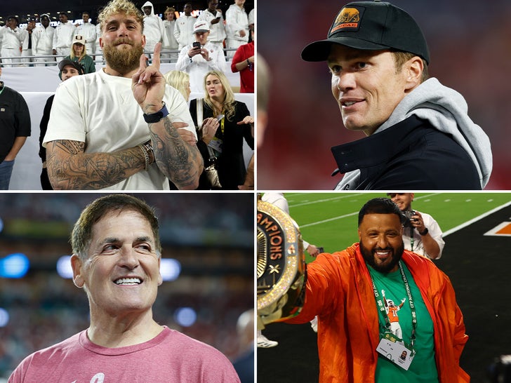Celebs Attend College Football Playoff National Championship's Indiana Vs. Miami