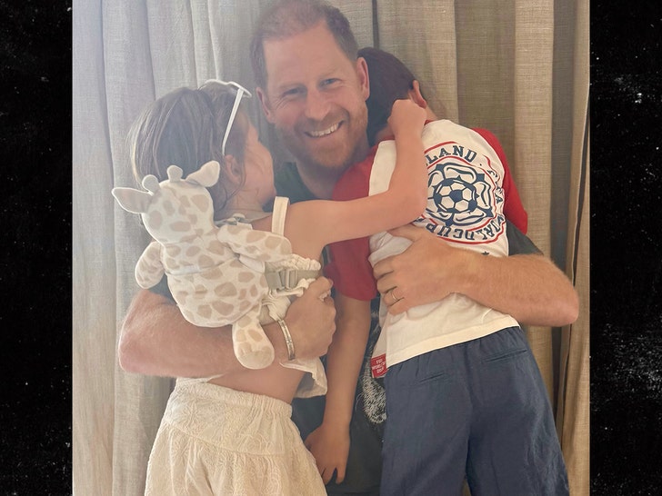 Prince Harry With Kids insta