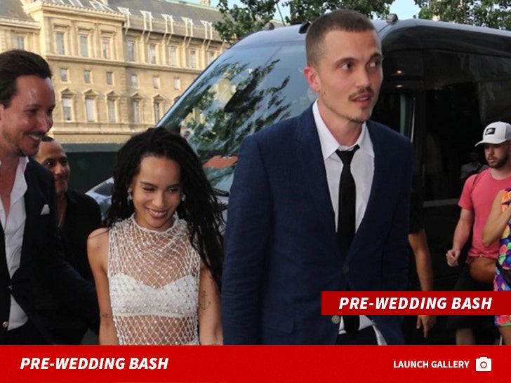 Zoe Kravitz Pre Wedding Party