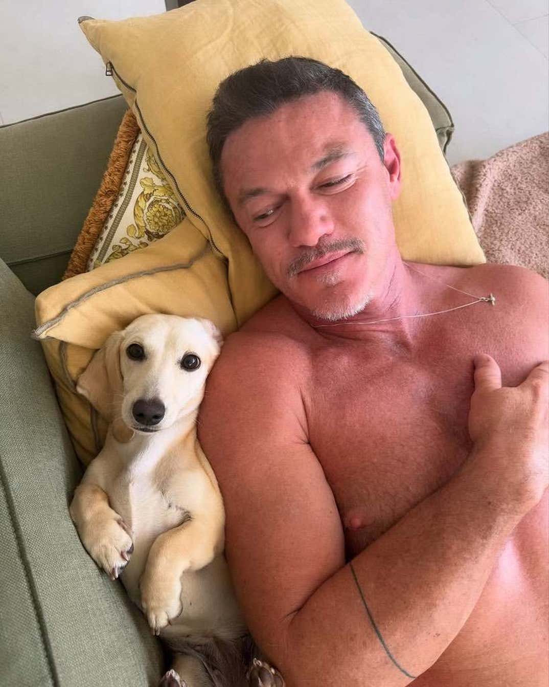 Luke Evans Shirtless Shots 9