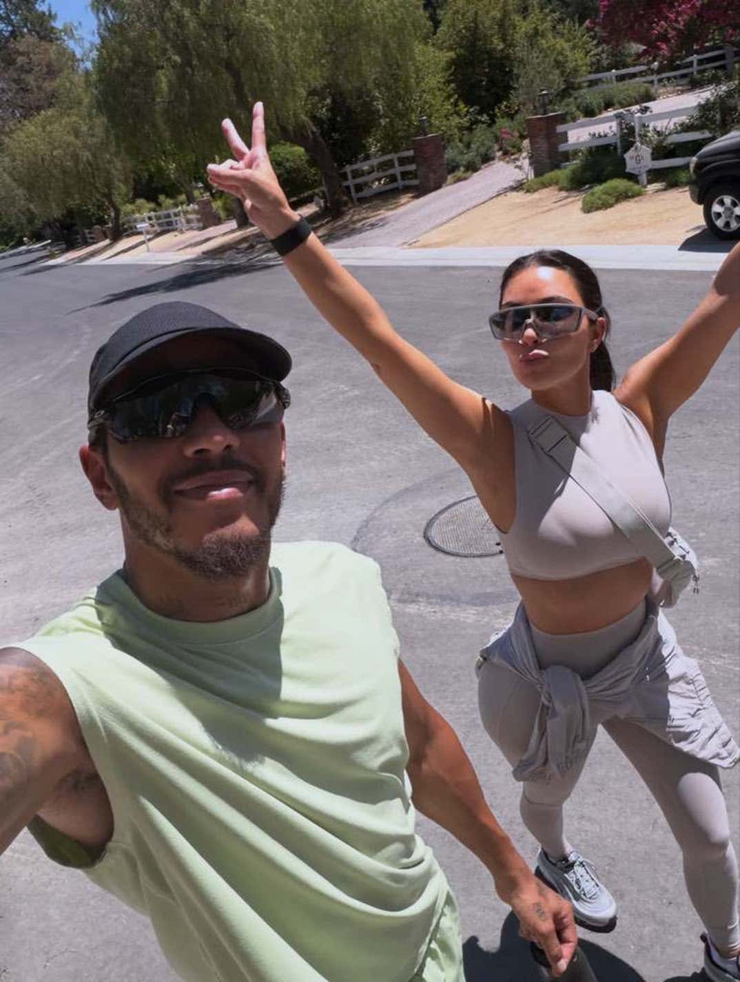 Kim Kardashian Lewis Hamilton Together 3