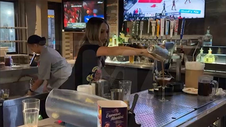 'Vanderpump Rules' Star Scheana Shay Works a Shift at Chili's in Uniform