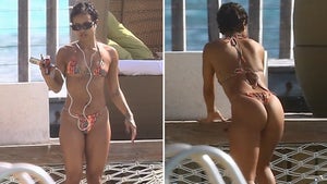 Karrueche Tran In A Tiny String Bikini