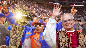 spike lee and the new pope knicks getty 1