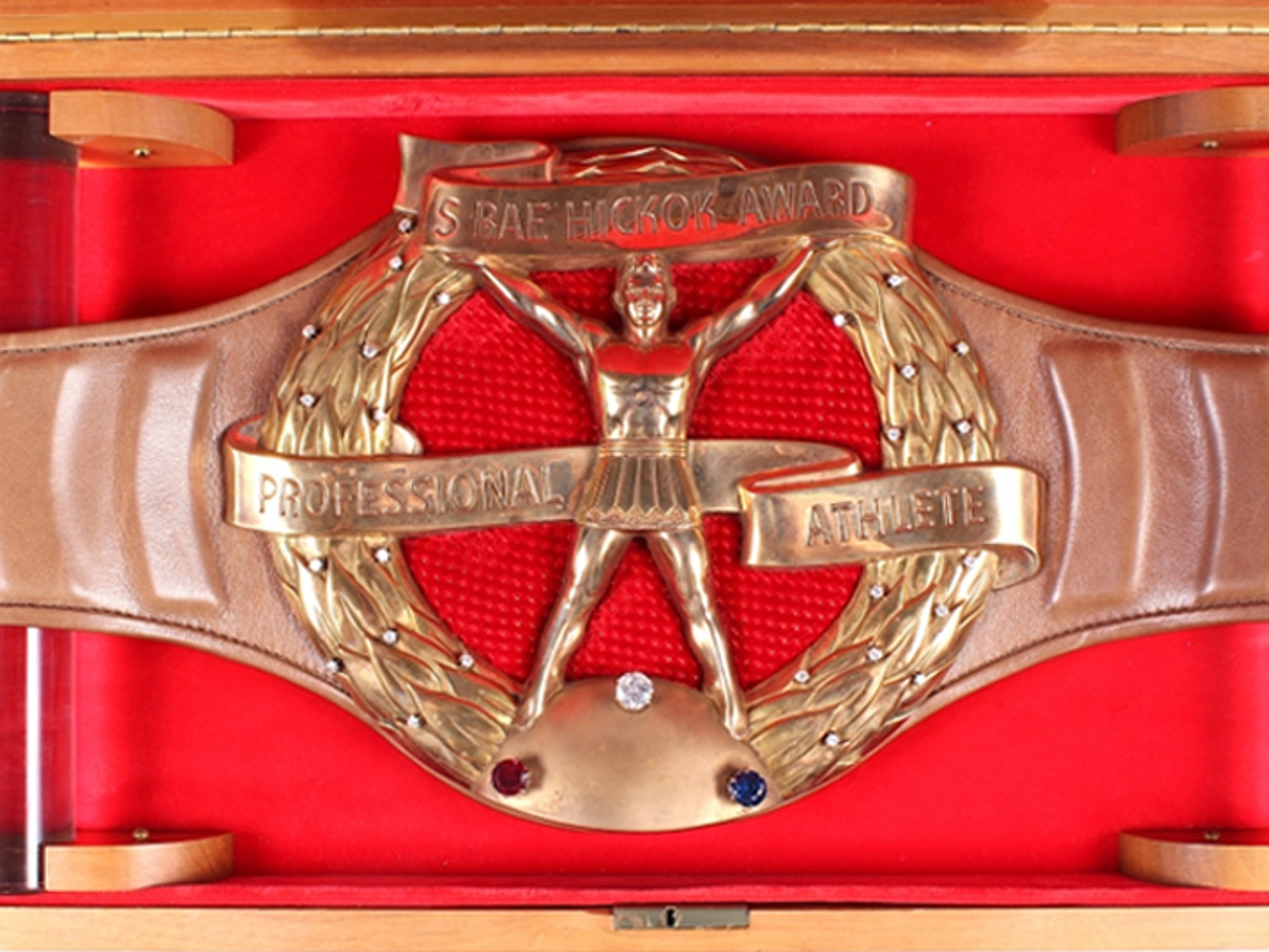 Led belt buckle - Red diamond