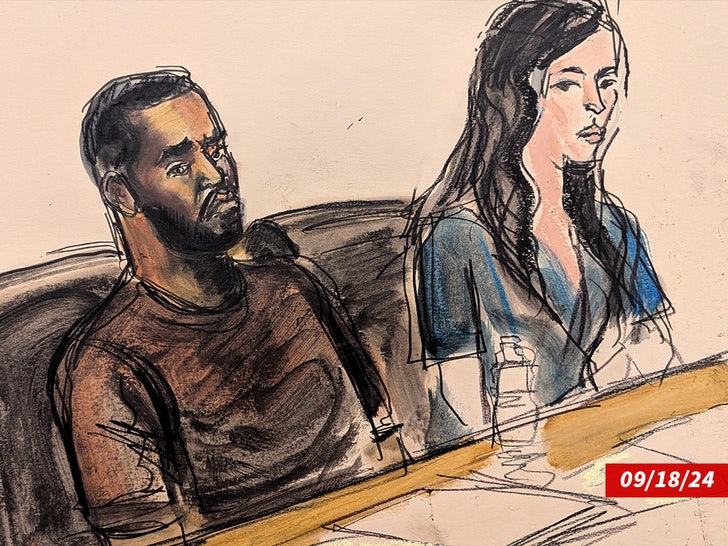 Entertainment diddy courtroom sketch swiped