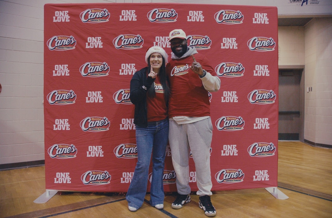 Shaquil Barrett With Raising Cane's 21