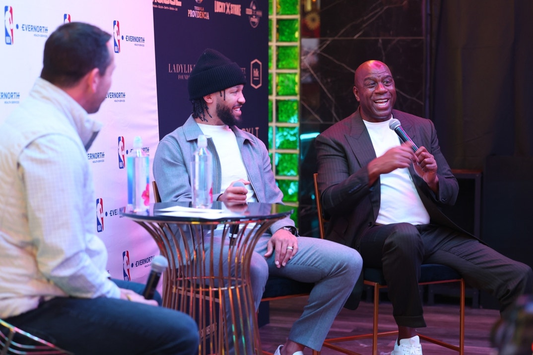 Jalen Brunson and Magic Johnson