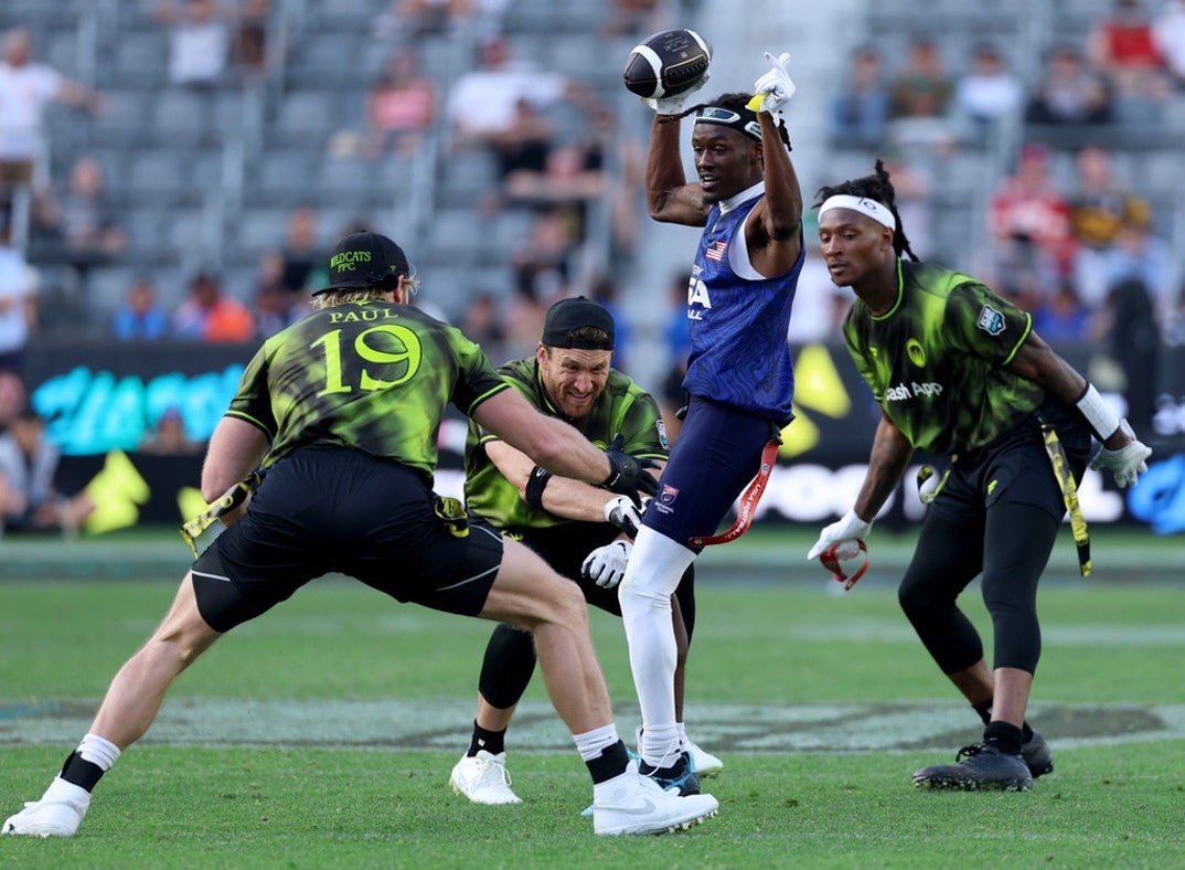 Velton Brown Jr., Logan Paul, Kyle Juszczyk and DeAndre Hopkins