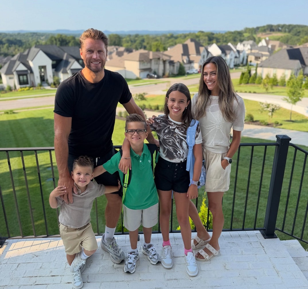 Jana Kramer, Allan Russel, Jolie, Jace and Roman