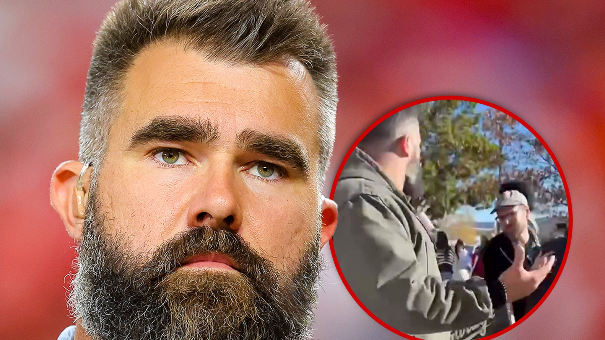 Jason Kelce Smashes Person’s Phone After Someone Calls Travis Kelce A Gay Slur