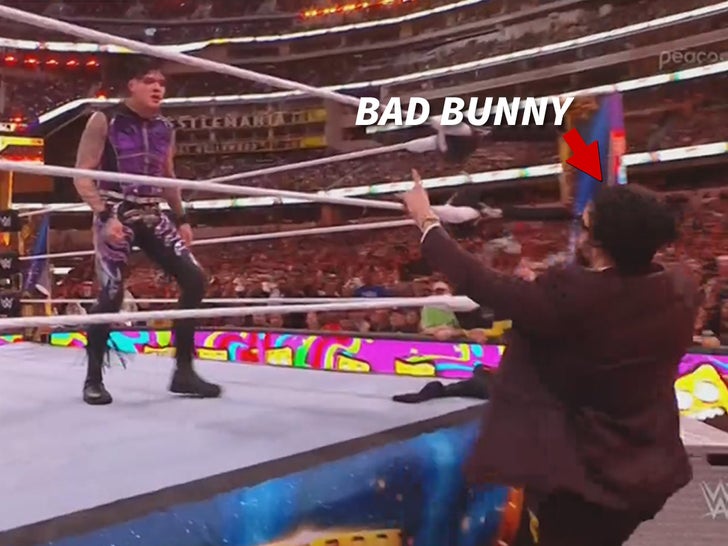 Who will Bad Bunny wrestle at Wrestlemania?