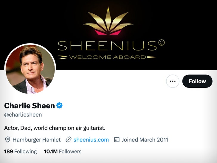 charlie sheen twitter